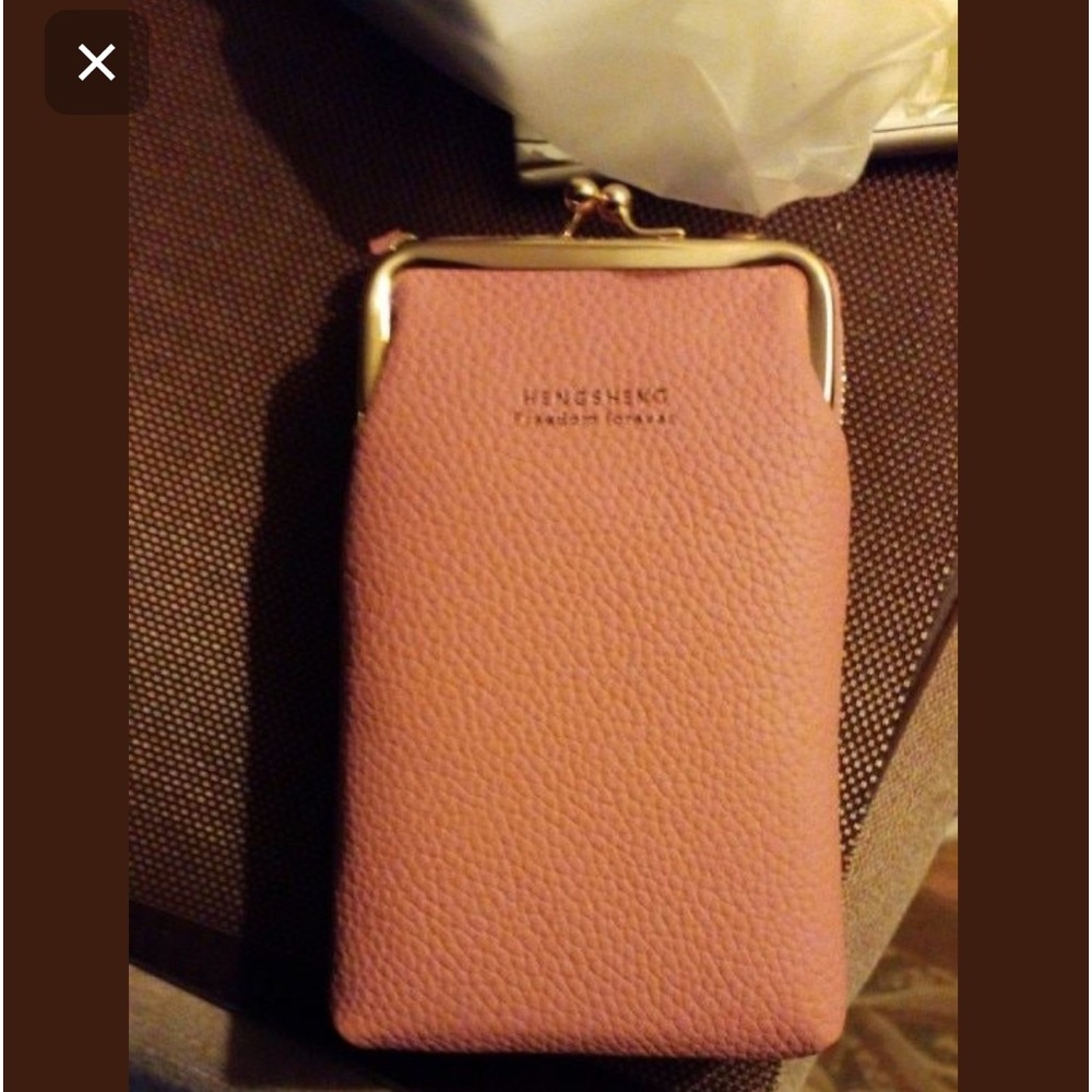 Carr Ken Purse/Crossbody color light plum,old rose- slightly used